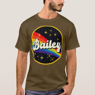 Camiseta Bailey Rainbow en un estilo de cosecha espacial