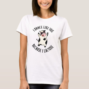 Camiseta Bailo Así Porque Lacté Gracioso Pun De Vaca