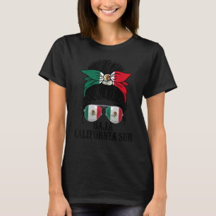 Camiseta Baja California Sur México Orgullo Estado de Bande