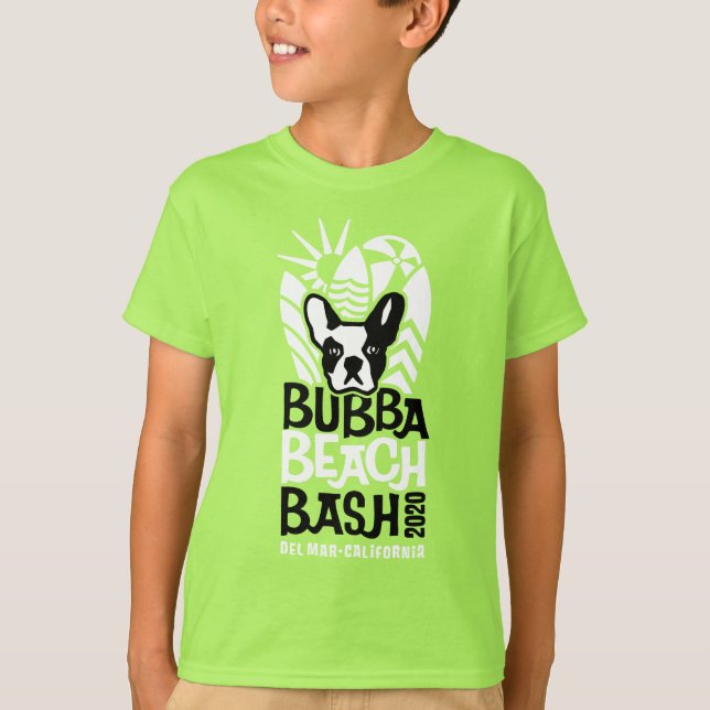 CAMISETA BAJA DE PLAYA DE BUBBA 2020 DE KID (Anverso)