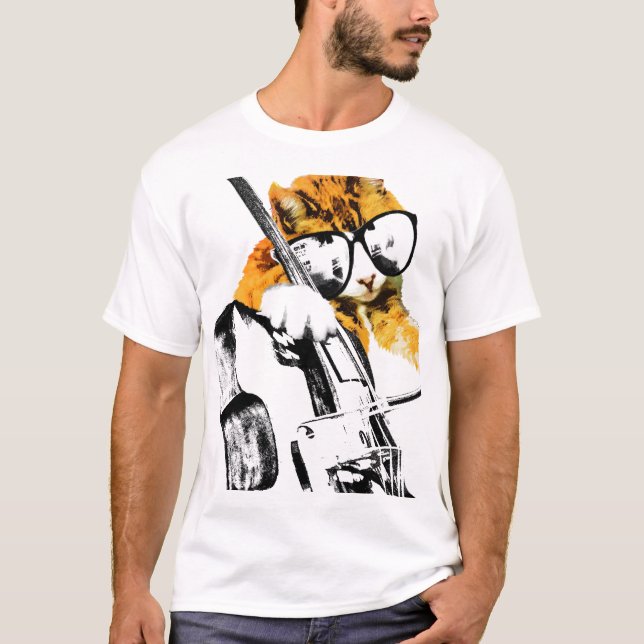 Camiseta baja del gato (Anverso)