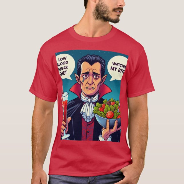 Camiseta Baja dieta en sangre (Anverso)
