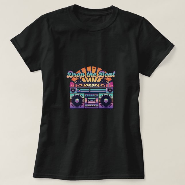 Camiseta Baja el ritmo (Diseño del anverso)