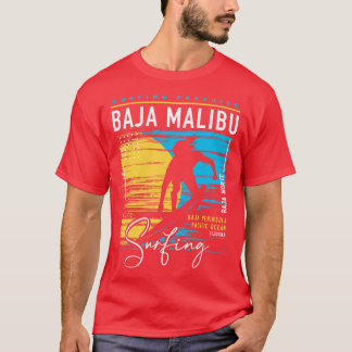 Camiseta Baja Malibu Baja Norte México Surfing Retro Surf D