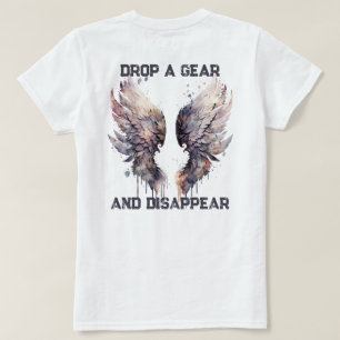 Camiseta Baja una marcha y desaparece, motocicleta