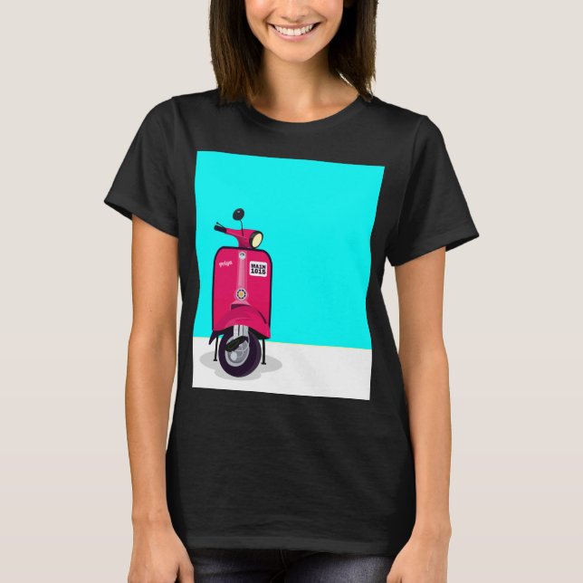 Camiseta Bajaj Scooter - Priya (Anverso)