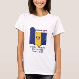 CAMISETA BAJAN MOM VALE MÁS QUE RUBIAS PROVERBS 31