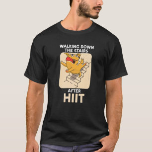 Camiseta Bajando las escaleras después del entrenamiento de