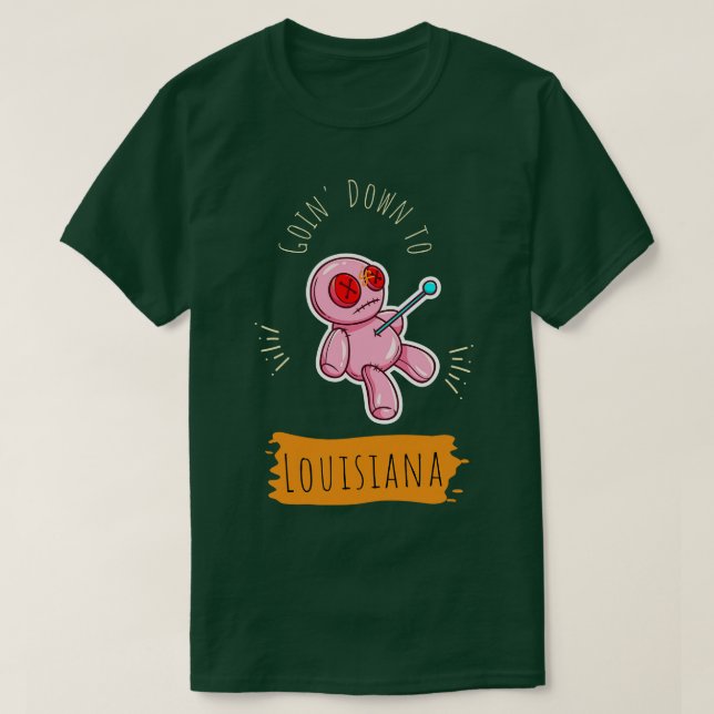 Camiseta Bajar a Louisiana TShirt (Diseño del anverso)