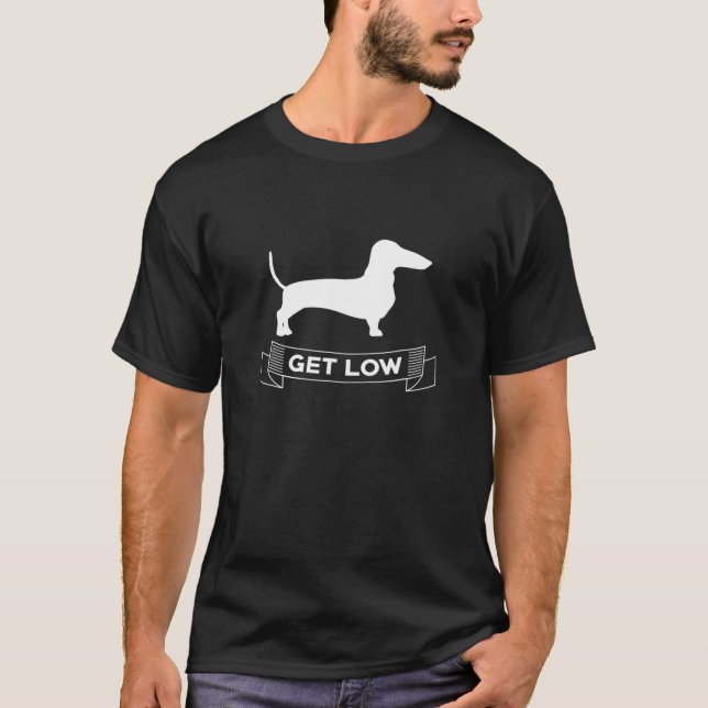 Camiseta Bajar Dachshund Weiner Dog (Anverso)