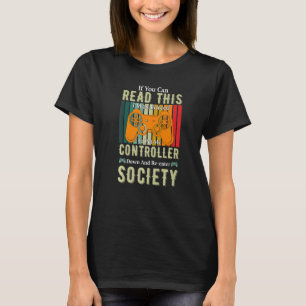 Camiseta Bajar el controlador Re-Enter Society Gamer
