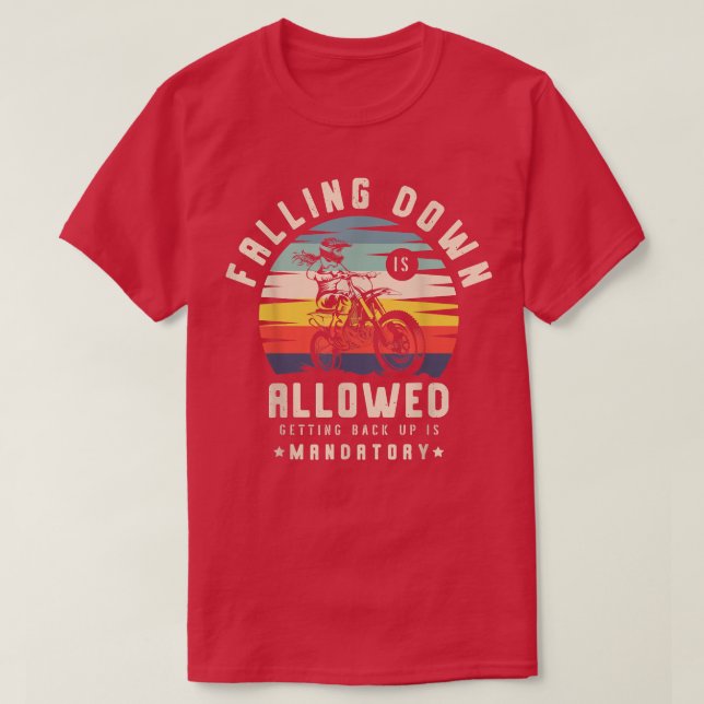 Camiseta Bajar permite regresar es mandato (Diseño del anverso)