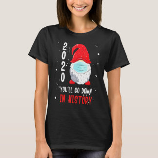 Camiseta Bajará En Navidades De Historia 2020 Gnome Tee