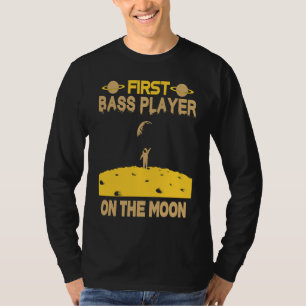 Camiseta Bajista En La Luna