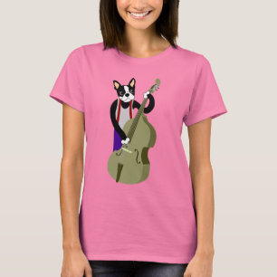 Camiseta Bajista vertical de Boston Terrier
