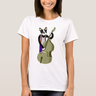 Camiseta Bajista vertical de Boston Terrier