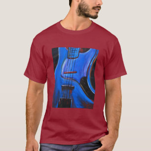 Camiseta bajo azul