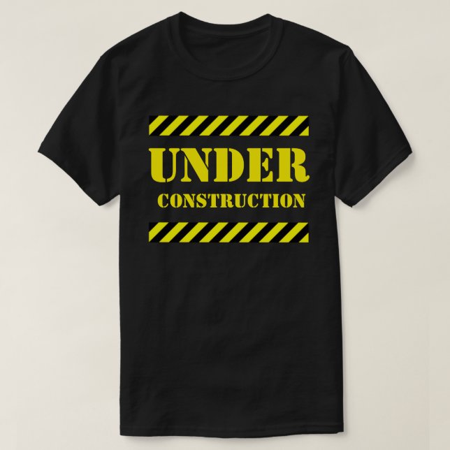 CAMISETA BAJO CAMPO DE CONSTRUCCIÓN (Diseño del anverso)