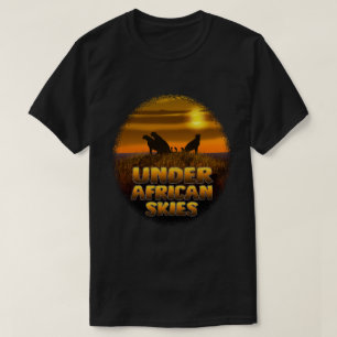 Camiseta Bajo cielos africanos Safari al atardecer con gu