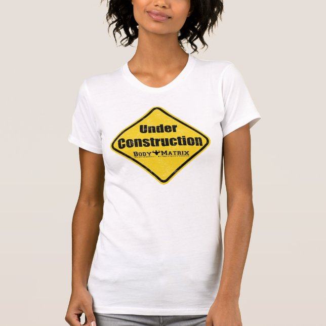 Camiseta Bajo construcción (Anverso)