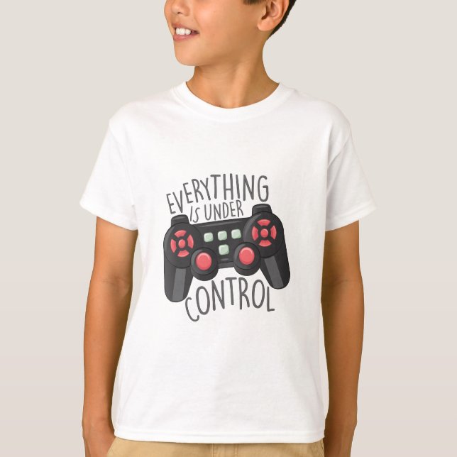 Camiseta Bajo control (Anverso)
