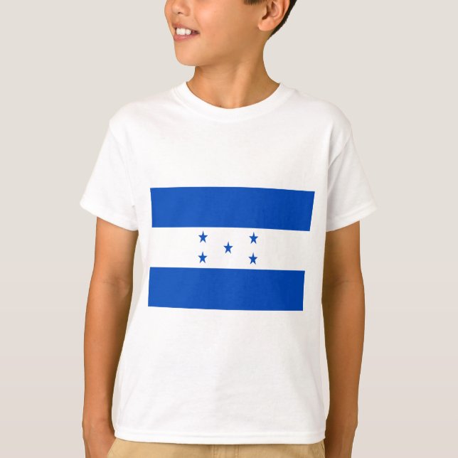 Camiseta ¡Bajo costo! Bandera de Honduras (Anverso)
