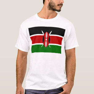 Camiseta ¡Bajo costo! Bandera de Kenia