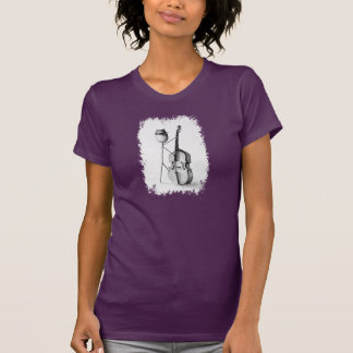 Camiseta Bajo de Stickman - el T de la mujer