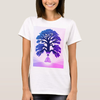 Camiseta Bajo el árbol Bodhi - Ilustración Meditativa Sp