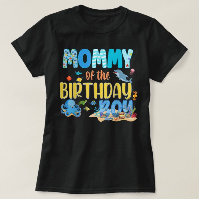 Camiseta Bajo el Fiesta del mar Aniversario Acuario de Pece (Diseño del anverso)