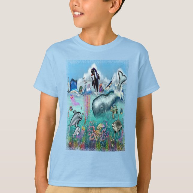 Camiseta Bajo el mar (Anverso)