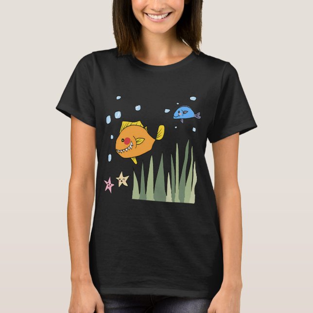 Camiseta bajo el mar (Anverso)