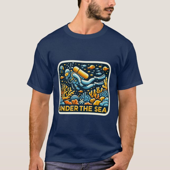 CAMISETA BAJO EL MAR 2 (Anverso)