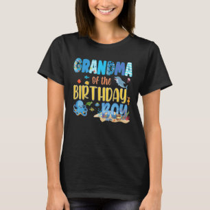 Camiseta Bajo el mar Fiesta de Animales de Acuario de Peces