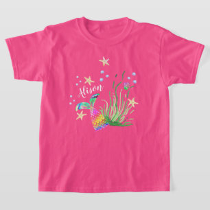 Camiseta Bajo el nombre personalizado del mar