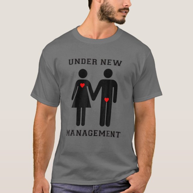 Camiseta Bajo el nuevo gobierno, divertida Boda del partido (Anverso)