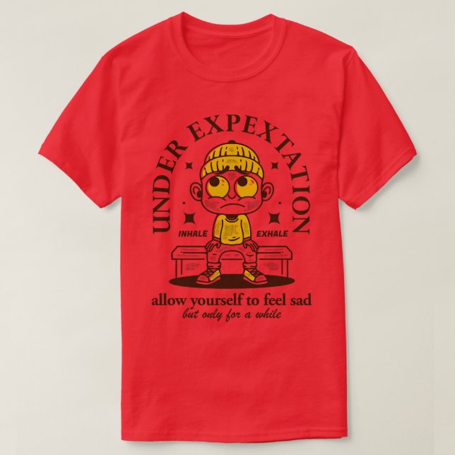 Camiseta bajo la expectativa 3 (Diseño del anverso)