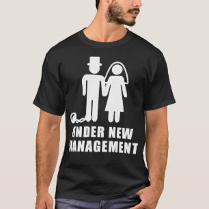 Camiseta Bajo la nueva dirección boda de administración 
