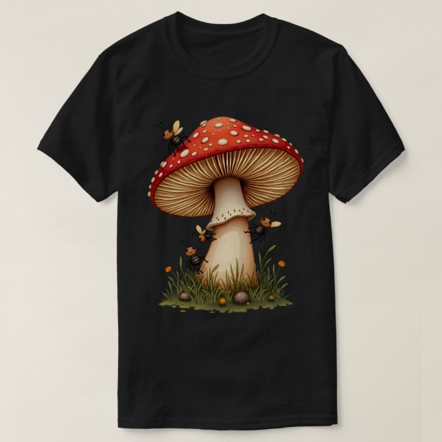 Camiseta Bajo la seta (Diseño del anverso)