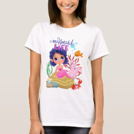 Camiseta Bajo la vida de sirena marina