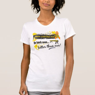 Camiseta Bajo leucemia de la construcción