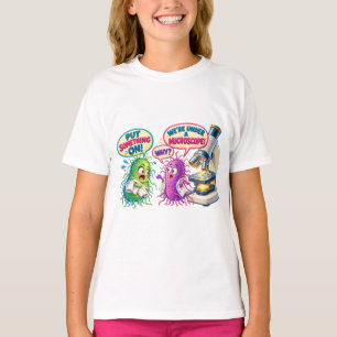 Camiseta Bajo un microscopio – Bacterias de microbiología d