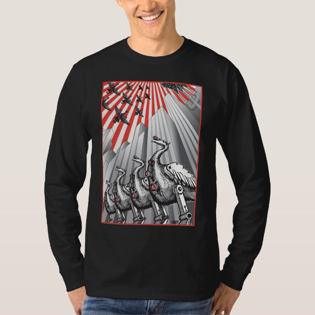 Camiseta Bajo vigilancia Longsleeve (Anverso)