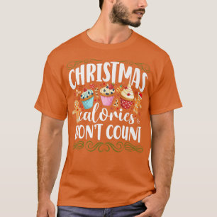 Camiseta Bake Baking Christmas Calorie Cupcake Gingerbread 