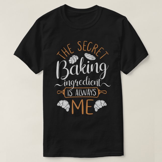 Camiseta Bake Baking Croissant (Diseño del anverso)
