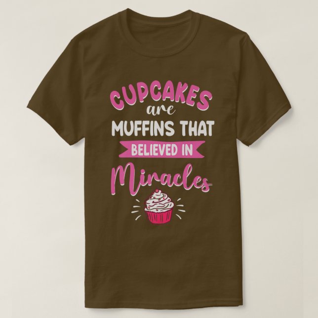 Camiseta Bake Baking Cupcake Muffin (Diseño del anverso)
