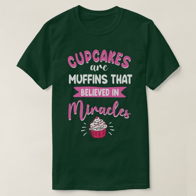 Camiseta Bake Baking Cupcake Muffin  (Diseño del anverso)