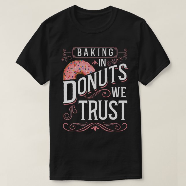 Camiseta Bake Baking Donut (Diseño del anverso)