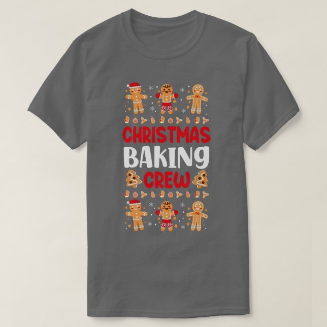 Camiseta Bake Baking Gingerbread Man Christmas Cookie  (Diseño del anverso)