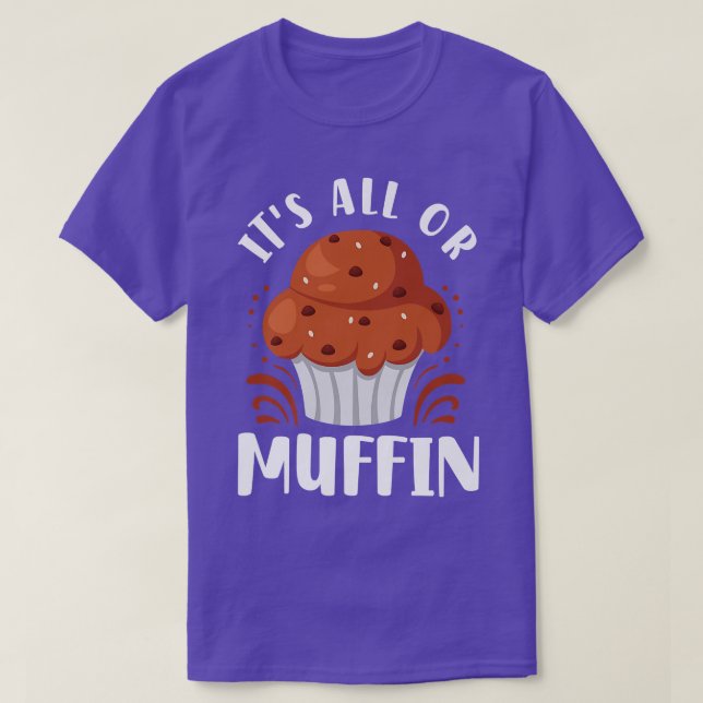 Camiseta Bake Baking Muffin Pun  (Diseño del anverso)